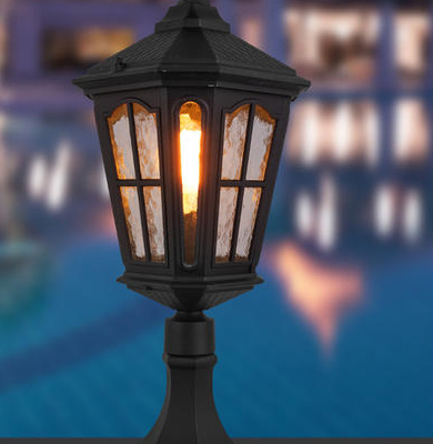 城北柱头灯 城北柱头灯