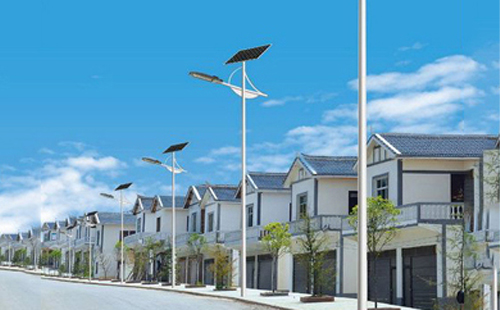 城北太阳能路灯配置与在乡村道路照明中的应用